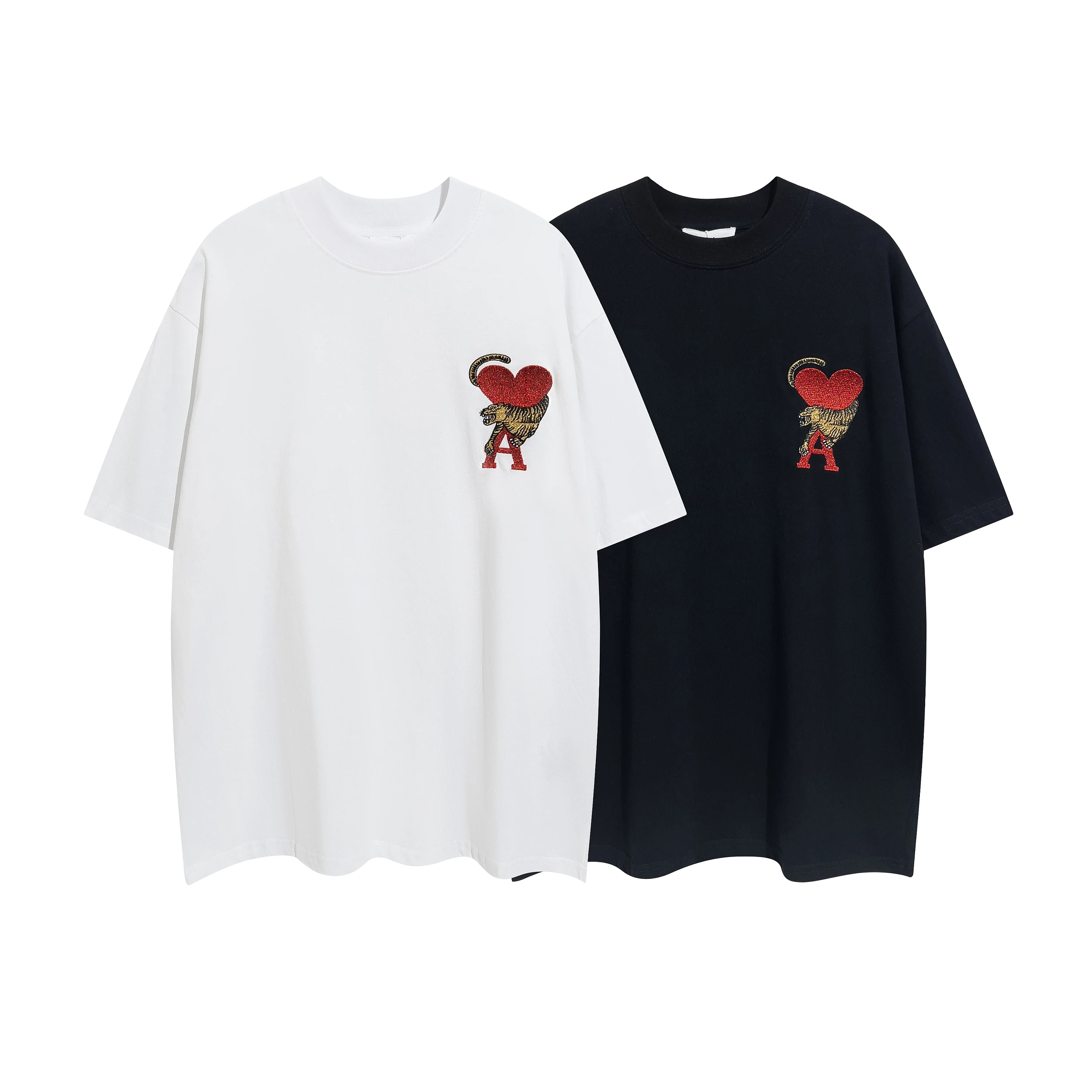 2022 new summer limited fashion men's and women's T-shirt fashion design tiger logo Korean version fashion round neck embroidery
2022 new summer limited fashion men's and women's T-shirt fashion design tiger logo Korean version fashion round neck embroidery