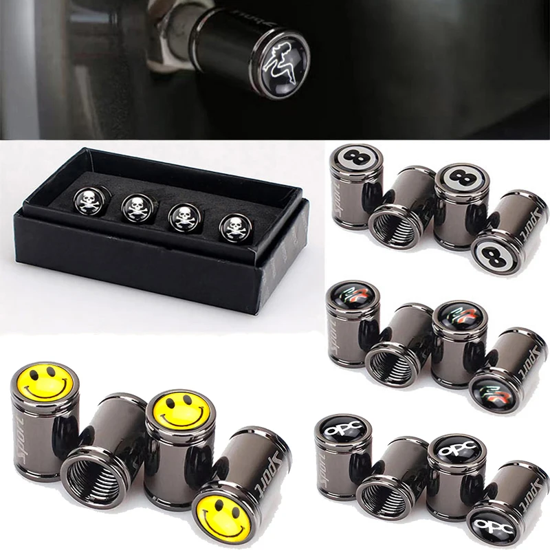 4Pcs/Set High Quality Sport Car Tire Valve Caps Premium Metal Rubber Seal Car Tire Valve Stem Caps Dust Proof Covers Universal
4Pcs/Set High Quality Sport Car Tire Valve Caps Premium Metal Rubber Seal Car Tire Valve Stem Caps Dust Proof Covers Universal