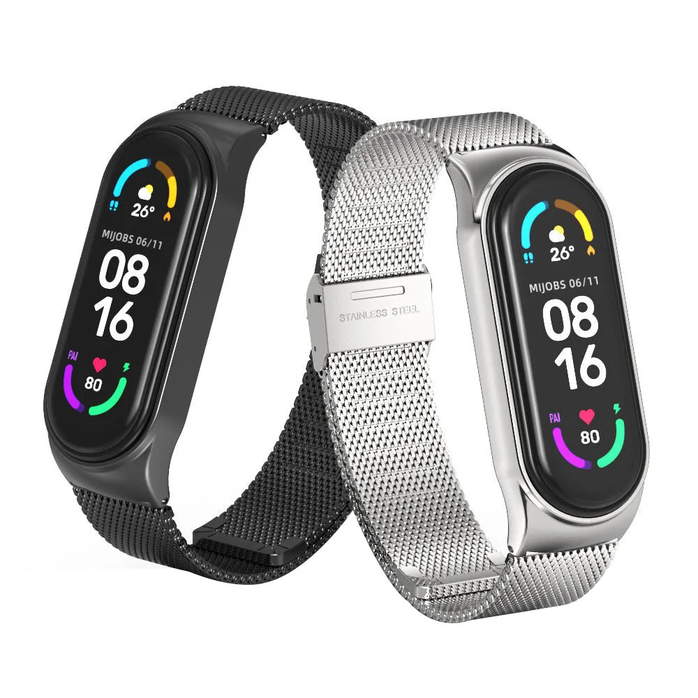 Металлический ремешок для Xiaomi Mi Band 6 5 4 3 браслет из нержавеющей стали на Mi Band 4 Correa Miband Магнитный Миланский Браслет аксессуары
Металлический ремешок для Xiaomi Mi Band 6 5 4 3 браслет из нержавеющей стали на Mi Band 4 Correa Miband Магнитный Миланский Браслет аксессуары