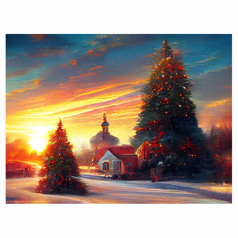 Diamond Painting Beautiful Christmas Sunrise Square/Round Rhinestone Hobby Crafts Mosaic Handmade Gifts Cross Stitch Home Decor
Diamond Painting Beautiful Christmas Sunrise Square/Round Rhinestone Hobby Crafts Mosaic Handmade Gifts Cross Stitch Home Decor