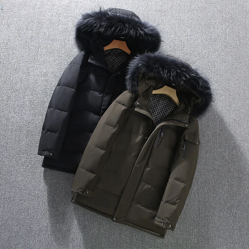 Solid Winter Stand Wool Collar Warm Thick Men's Removable Hat Casual Parker Cotton padded Jacket 865
Solid Winter Stand Wool Collar Warm Thick Men's Removable Hat Casual Parker Cotton padded Jacket 865