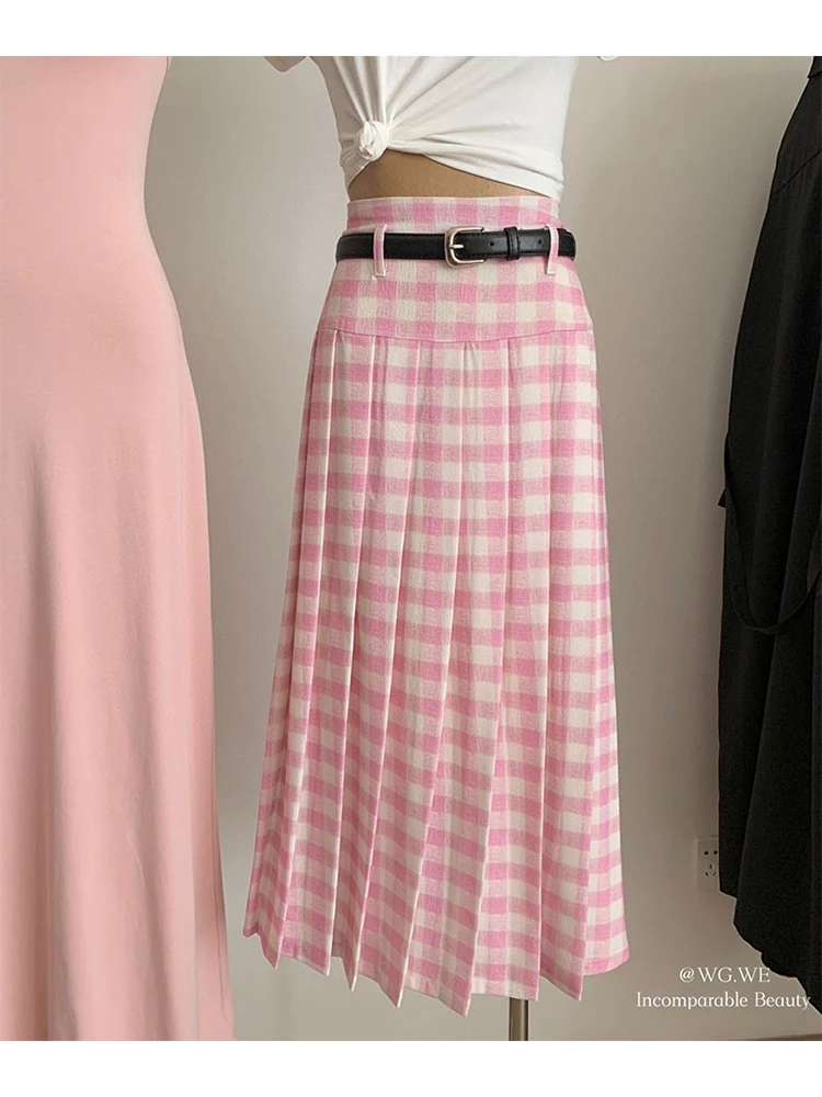 Checkerboard Plaid Women Pleated Skirt Summer High Waist Loose Fit Preppy Girls Dance Ankle Length Cute A-Line Harajuku Sexy
Checkerboard Plaid Women Pleated Skirt Summer High Waist Loose Fit Preppy Girls Dance Ankle Length Cute A-Line Harajuku Sexy