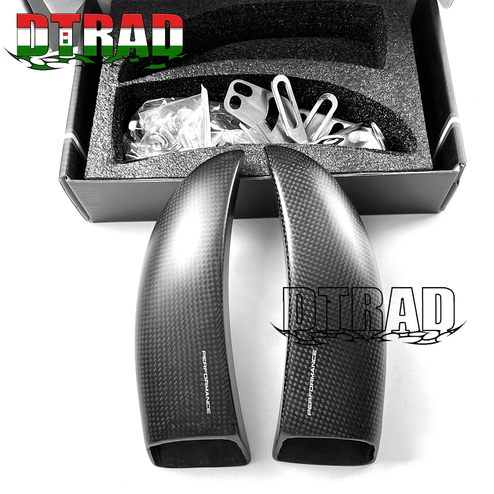 Передний суппорт мотоцикла V4, крышка радиатора, воздуховоды, тормозное охлаждение для DUCATI Streetfighter PANIGALE V4S V4R V4 SP, углеродное волокно