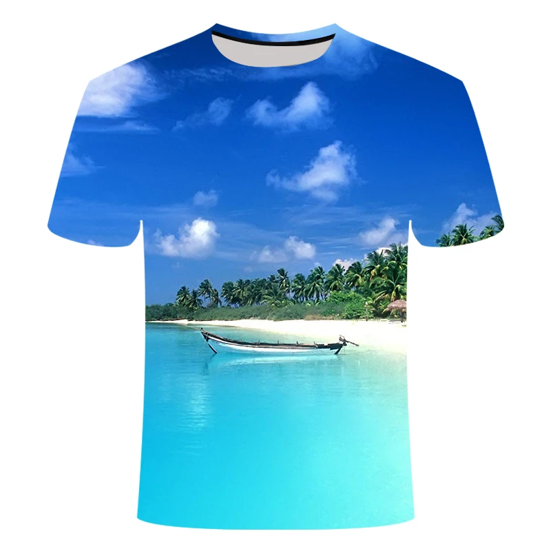 2022 Men's Printed Beach T-Shirts Natural Scenery 3D Printed T-Shirts New Casual Trend Summer Tops
2022 Men's Printed Beach T-Shirts Natural Scenery 3D Printed T-Shirts New Casual Trend Summer Tops