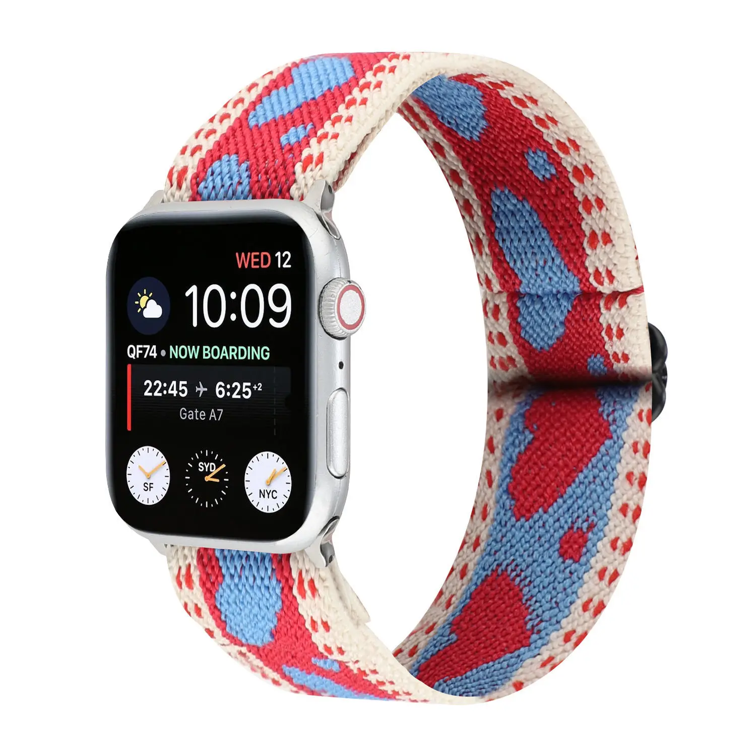 Nylon Stretch Fashion Strap for Apple Watch Band 44mm 42mm 40mm Adjustable Watchband Bracelet iWatch Serie 3 4 5 SE 6 38mm
Nylon Stretch Fashion Strap for Apple Watch Band 44mm 42mm 40mm Adjustable Watchband Bracelet iWatch Serie 3 4 5 SE 6 38mm