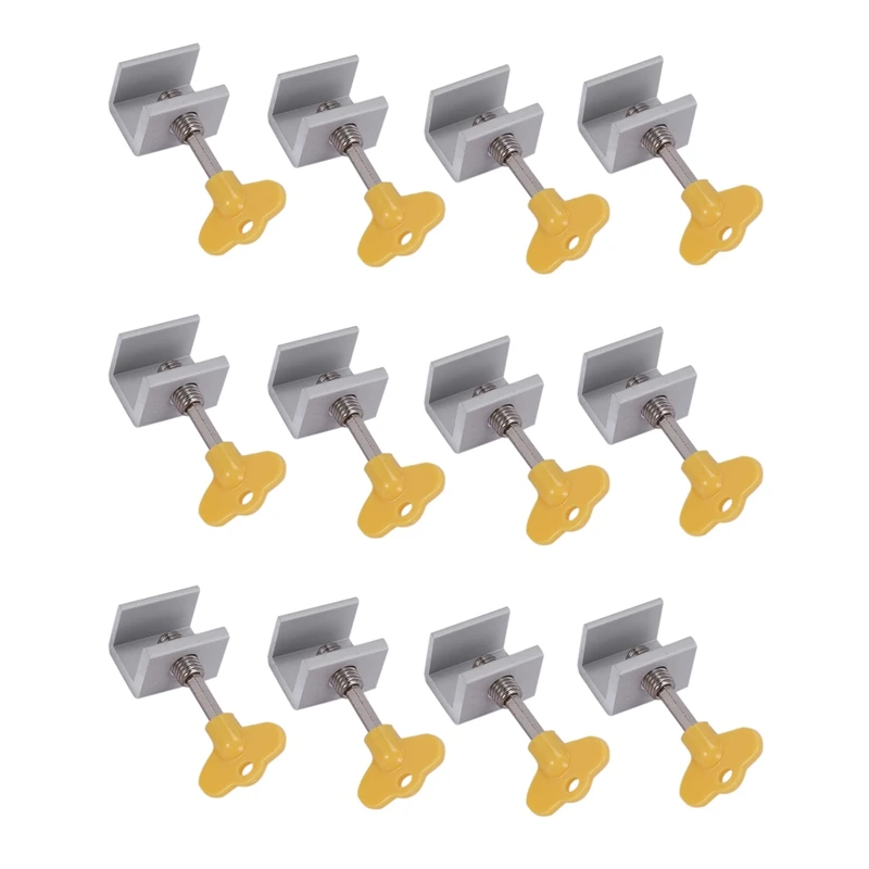 12 Sets Adjustable Sliding Window Locks Stop Aluminum + Plastic Door Frame Security Lock With Keys Home Office Lock
12 Sets Adjustable Sliding Window Locks Stop Aluminum + Plastic Door Frame Security Lock With Keys Home Office Lock