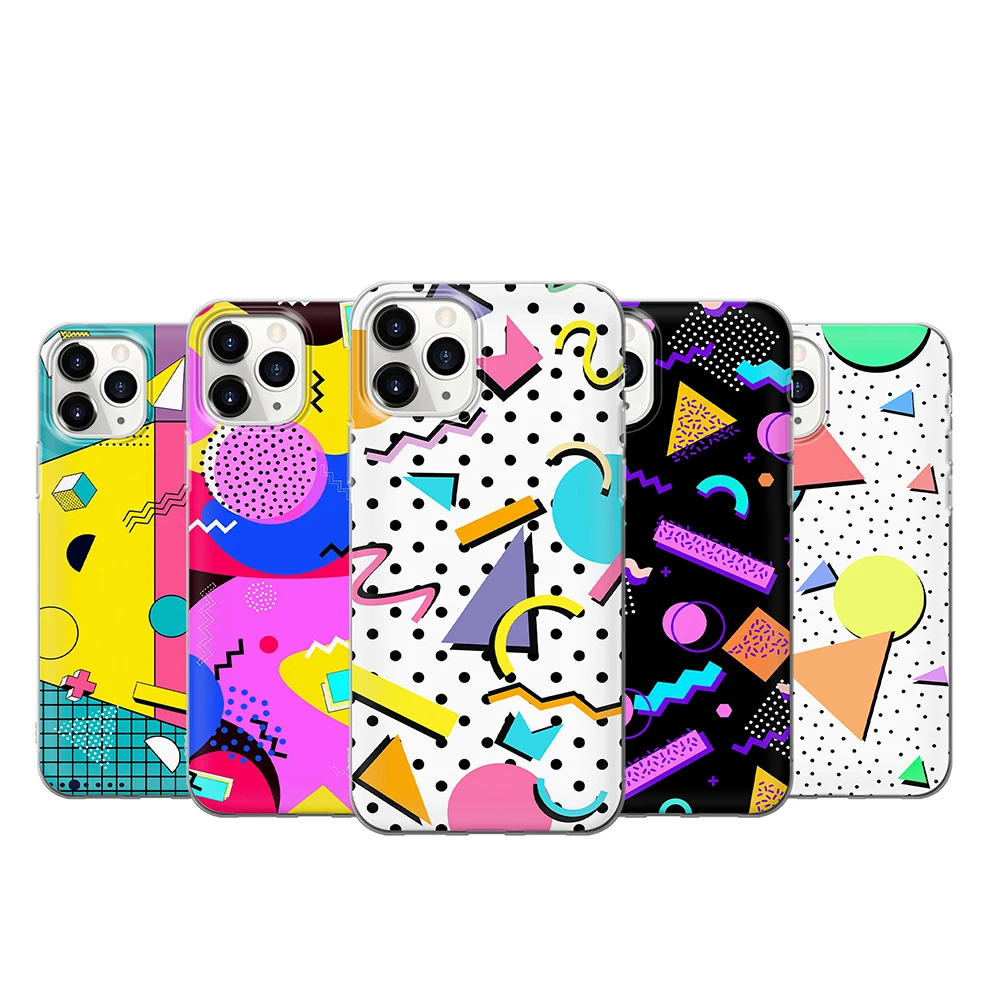 Memphis Retro 80s 90s Phone Case For Huawei P30 P20 Pro P40 Mate 20 Lite P Smart Y5 Y6 Y7 Y9 Prime Transparent Cover
Memphis Retro 80s 90s Phone Case For Huawei P30 P20 Pro P40 Mate 20 Lite P Smart Y5 Y6 Y7 Y9 Prime Transparent Cover