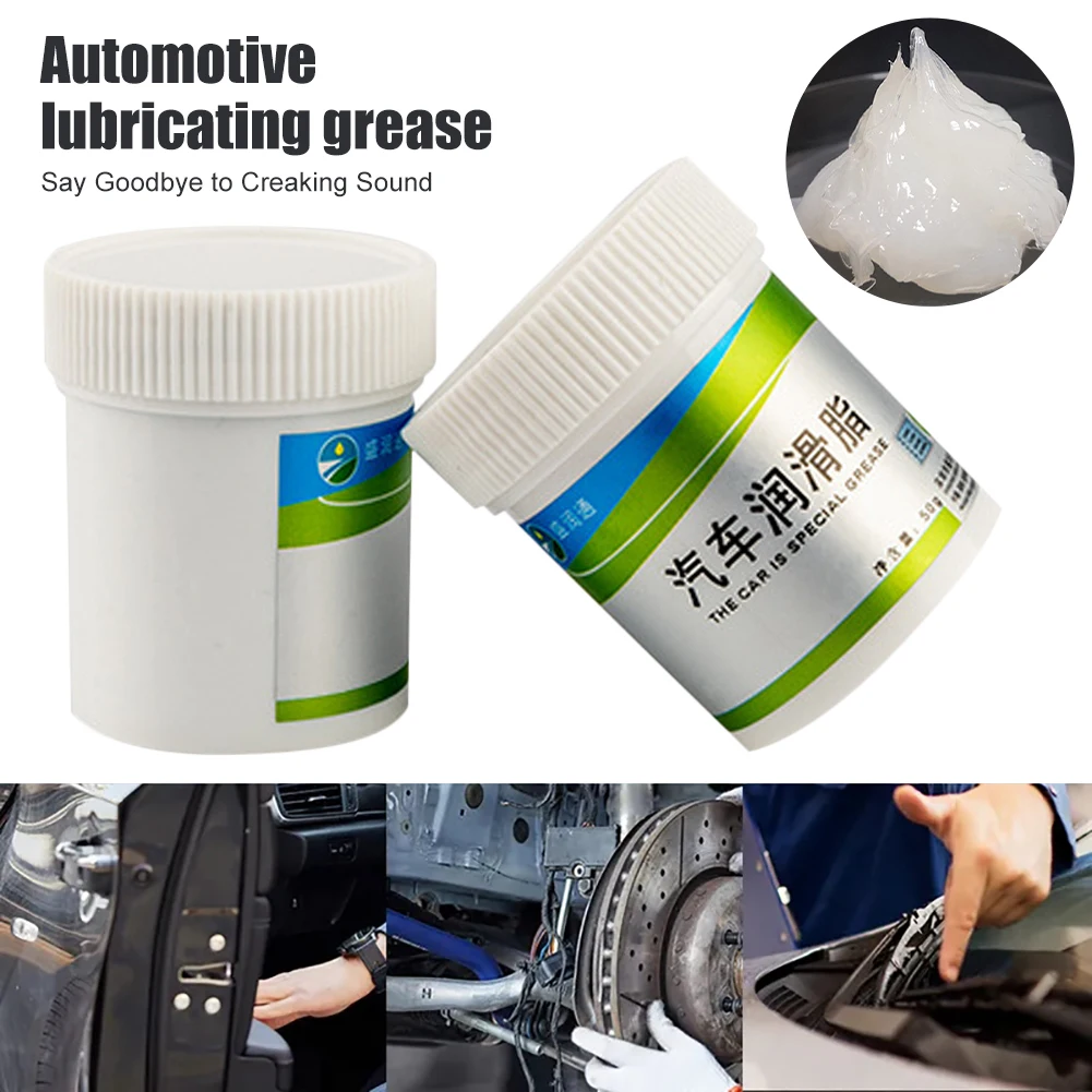 50g Car Lubricating Grease Sunroof Rail Lubricant Agent Long Lasting Rustproof Door Noise Reduction Repair Maintenance Protector
50g Car Lubricating Grease Sunroof Rail Lubricant Agent Long Lasting Rustproof Door Noise Reduction Repair Maintenance Protector