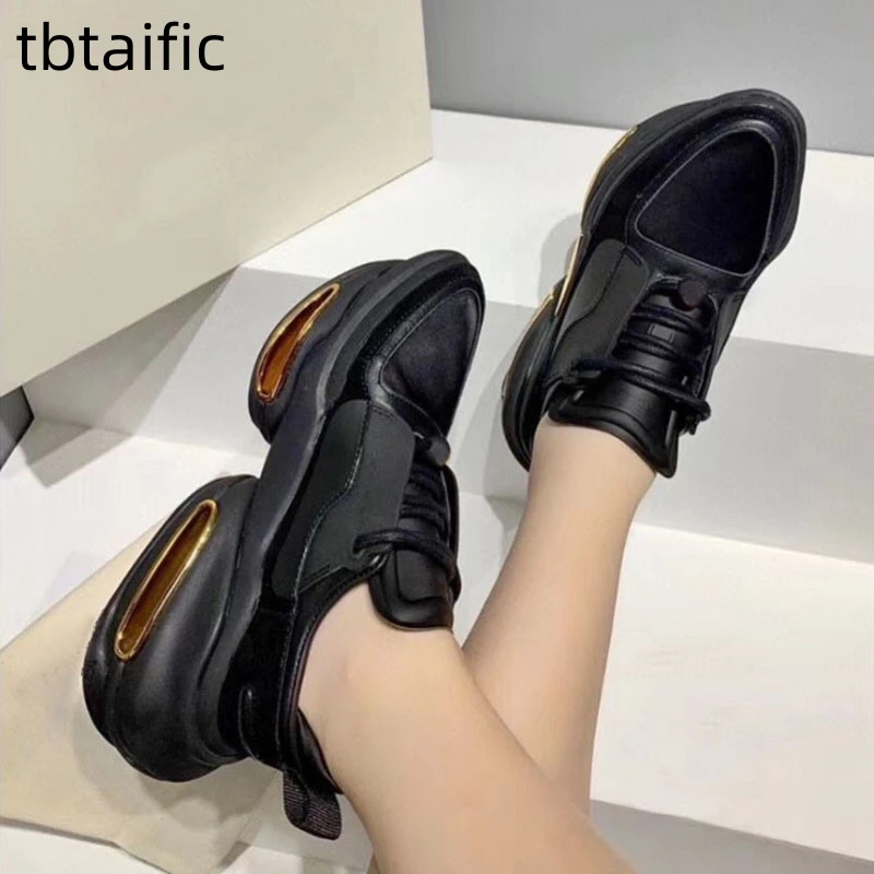 Sneakers Unisex Platform Designer Woman Lace Up Flat Casual Shose Autumn Daddy Shoes INS Increased Height Trainers Shoes Woman
Sneakers Unisex Platform Designer Woman Lace Up Flat Casual Shose Autumn Daddy Shoes INS Increased Height Trainers Shoes Woman
