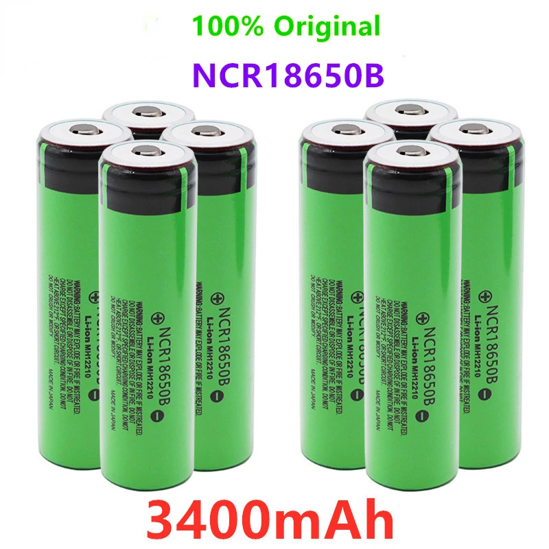 Новинка 100% Оригинальный NCR18650B 3,7 в 3400 мАч 18650 перезаряжаемый литиевый аккумулятор для фонарика батареи + заостренный
Новинка 100% Оригинальный NCR18650B 3,7 в 3400 мАч 18650 перезаряжаемый литиевый аккумулятор для фонарика батареи + заостренный