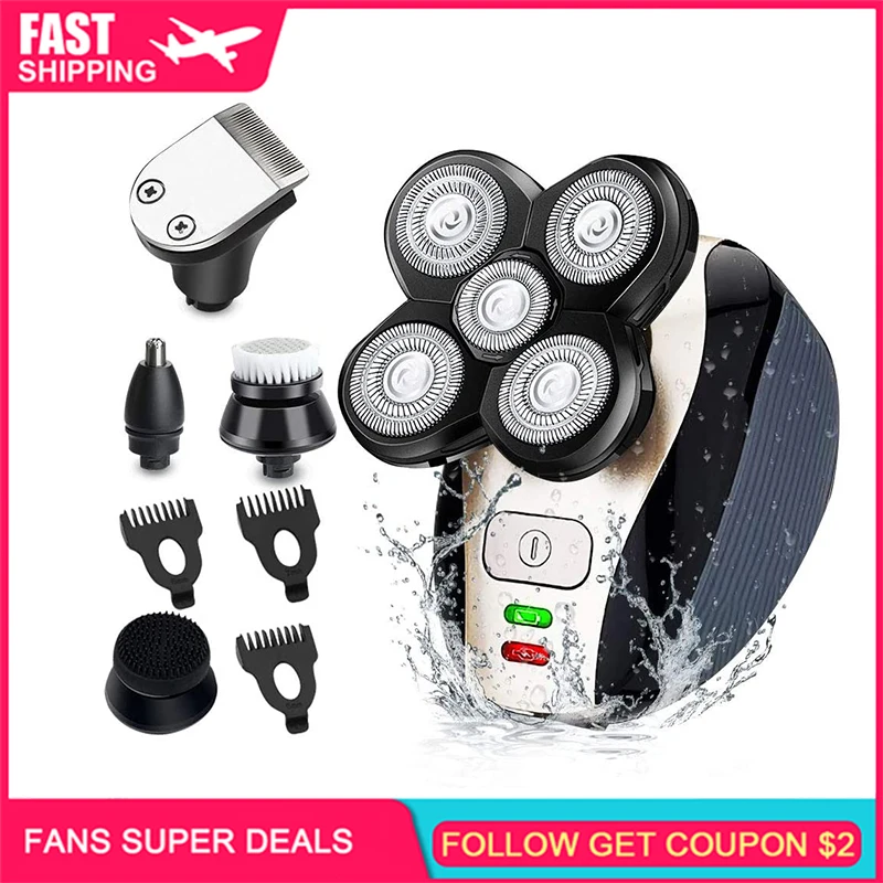 USB Faster Charging Hair Clippers 5D Floating Wet Dry Rotary Hair Trimmer Electric Razors Shavers for Mens Shavers Hair Clipper
USB Faster Charging Hair Clippers 5D Floating Wet Dry Rotary Hair Trimmer Electric Razors Shavers for Mens Shavers Hair Clipper