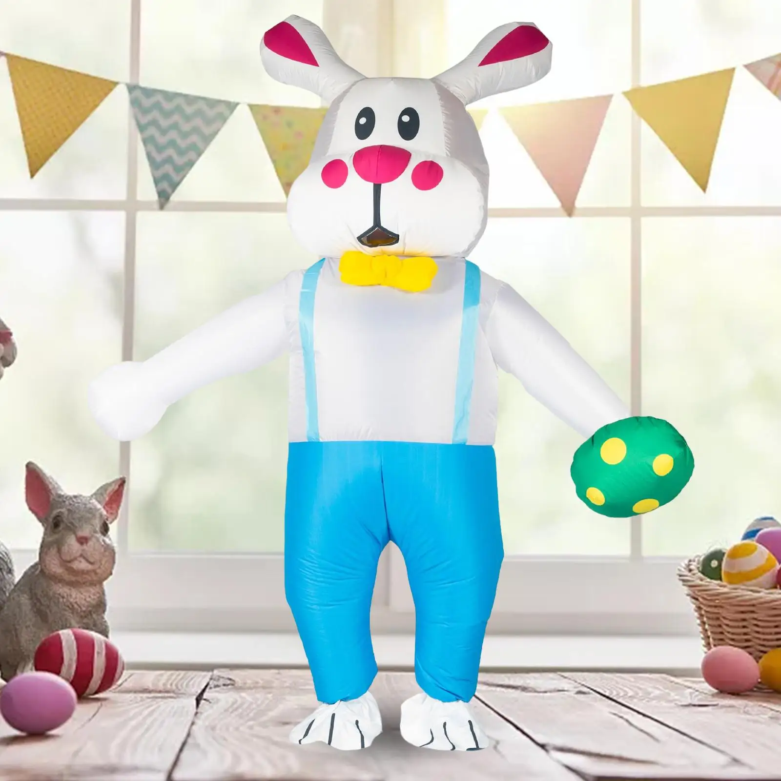 Easter Rabbit Inflatable Costume Outfit Full Body Bunny Suit for Party Holiday Gifts
Easter Rabbit Inflatable Costume Outfit Full Body Bunny Suit for Party Holiday Gifts