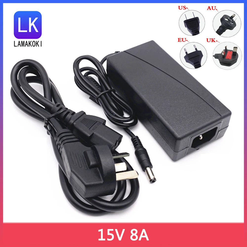 15V 8A Power Adapter 15V 8A Switching Power Supply Voltage Regulator DC Power Audio Power Notebook Charger
15V 8A Power Adapter 15V 8A Switching Power Supply Voltage Regulator DC Power Audio Power Notebook Charger