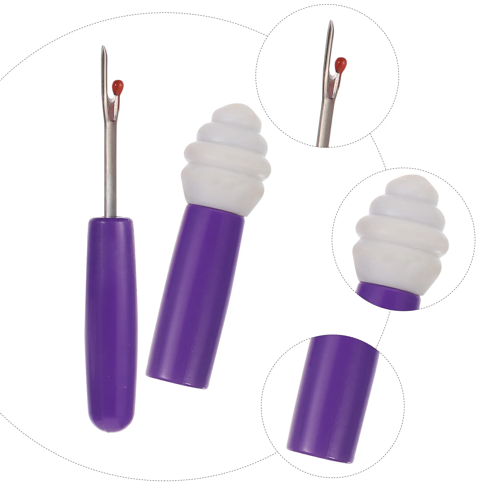 2 Pcs Unpicker Sewing Embroidery Accessories Seam Sewing Seam Ripper Tool Thread Repair Tool
2 Pcs Unpicker Sewing Embroidery Accessories Seam Sewing Seam Ripper Tool Thread Repair Tool