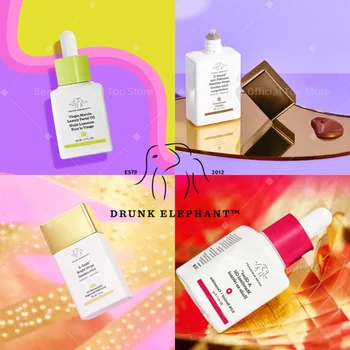 Drunk Elephant Marula Facial Oil Repairing Essence Anti-Aging Peptides Niacinamide Drops Whitening Skin Strengthen Facial Care