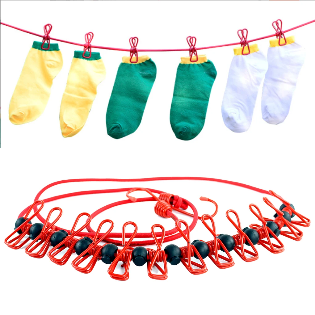 Clothes Washing Line Home Travel Stretching Laundry Clothesline with Pegs Dry Rack Tools Fixing Accessory
Clothes Washing Line Home Travel Stretching Laundry Clothesline with Pegs Dry Rack Tools Fixing Accessory