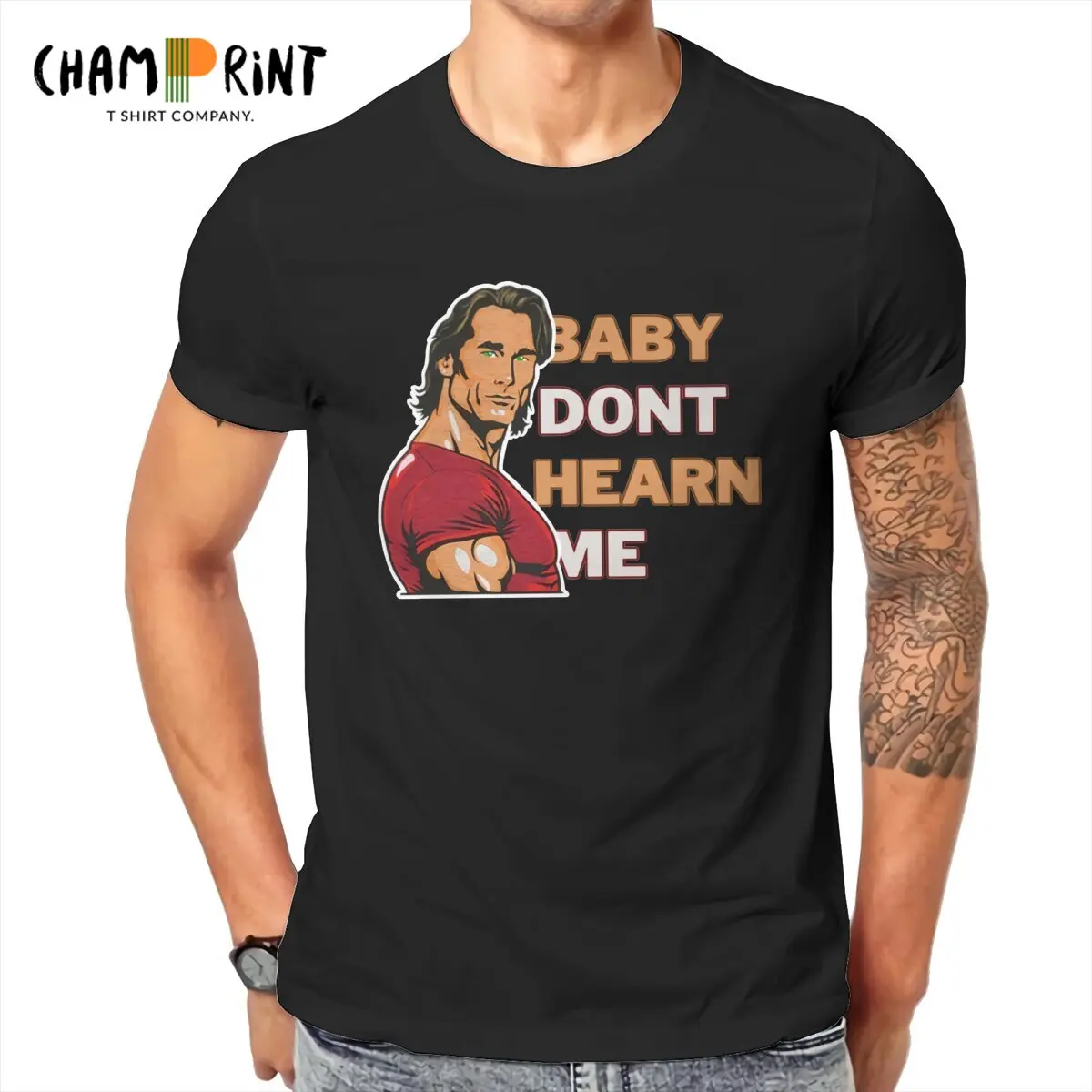 Футболка мужская с забавным принтом «Don't Heam Me», тенниска из 100% хлопка с круглым вырезом и короткими рукавами, одежда с принтом
Футболка мужская с забавным принтом «Don't Heam Me», тенниска из 100% хлопка с круглым вырезом и короткими рукавами, одежда с принтом