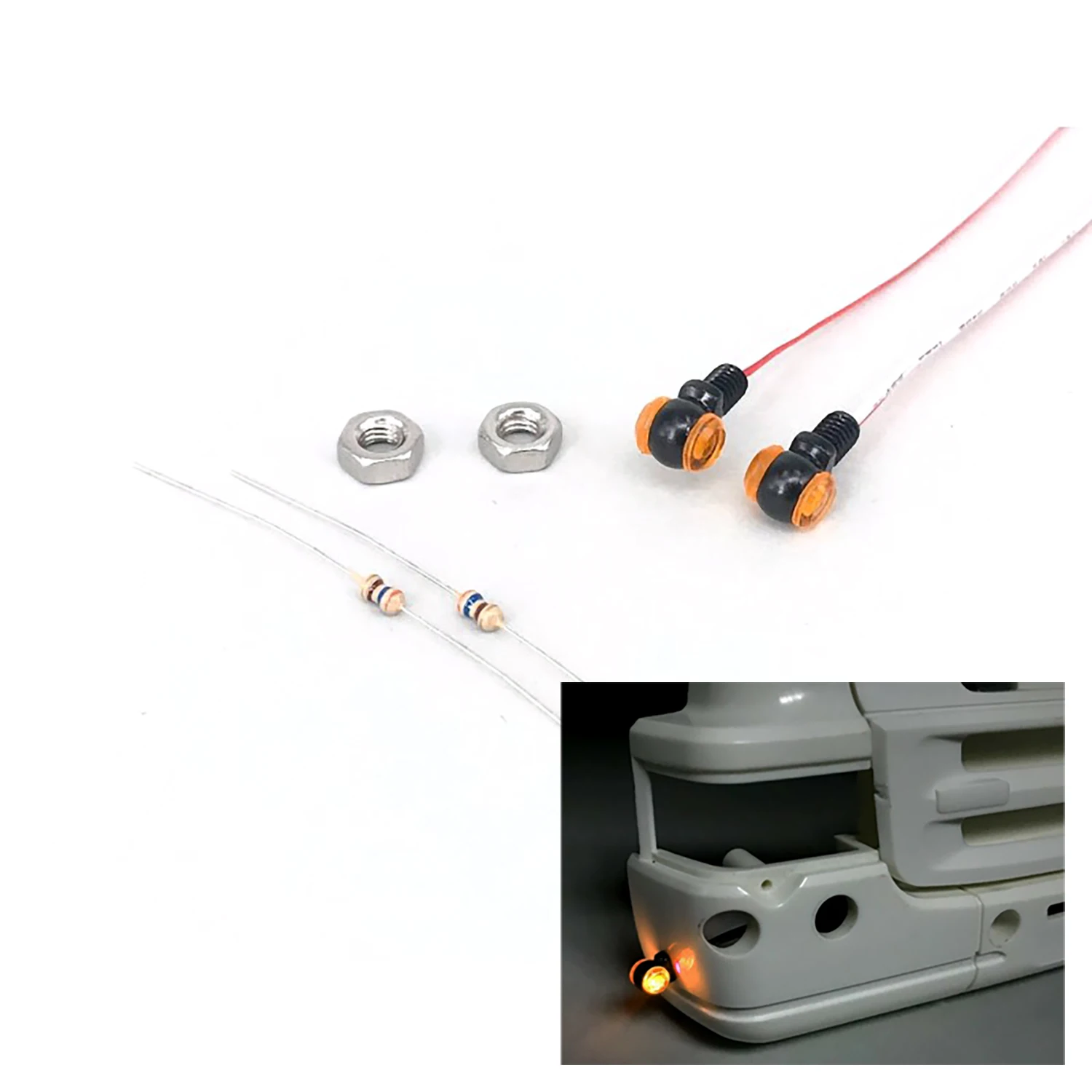 Degree Marker Lamps LED Light for 1/14 RC Tractor Truck Tamiya 56323 Scania TH20266-SMT8
Degree Marker Lamps LED Light for 1/14 RC Tractor Truck Tamiya 56323 Scania TH20266-SMT8