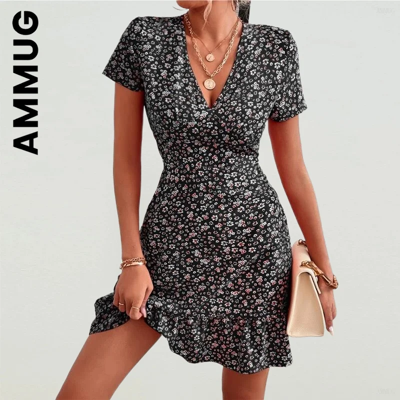 Ammug New Women Dress Leisure Sexy Dress Boho Beach A-line Dress Basic Lazy Vestidos Female Woman Clothes
Ammug New Women Dress Leisure Sexy Dress Boho Beach A-line Dress Basic Lazy Vestidos Female Woman Clothes