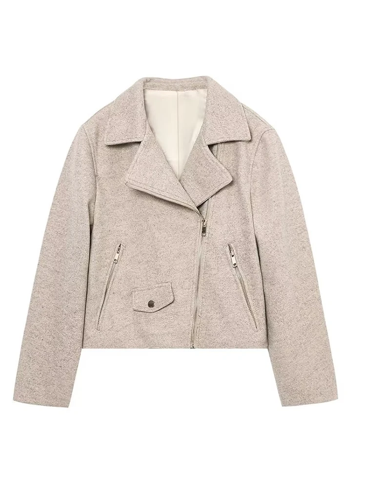 YENKYE Fashion Women Solid Crop Soft Jacket Vintage Zipper Lapel Female Short Outerwear
YENKYE Fashion Women Solid Crop Soft Jacket Vintage Zipper Lapel Female Short Outerwear