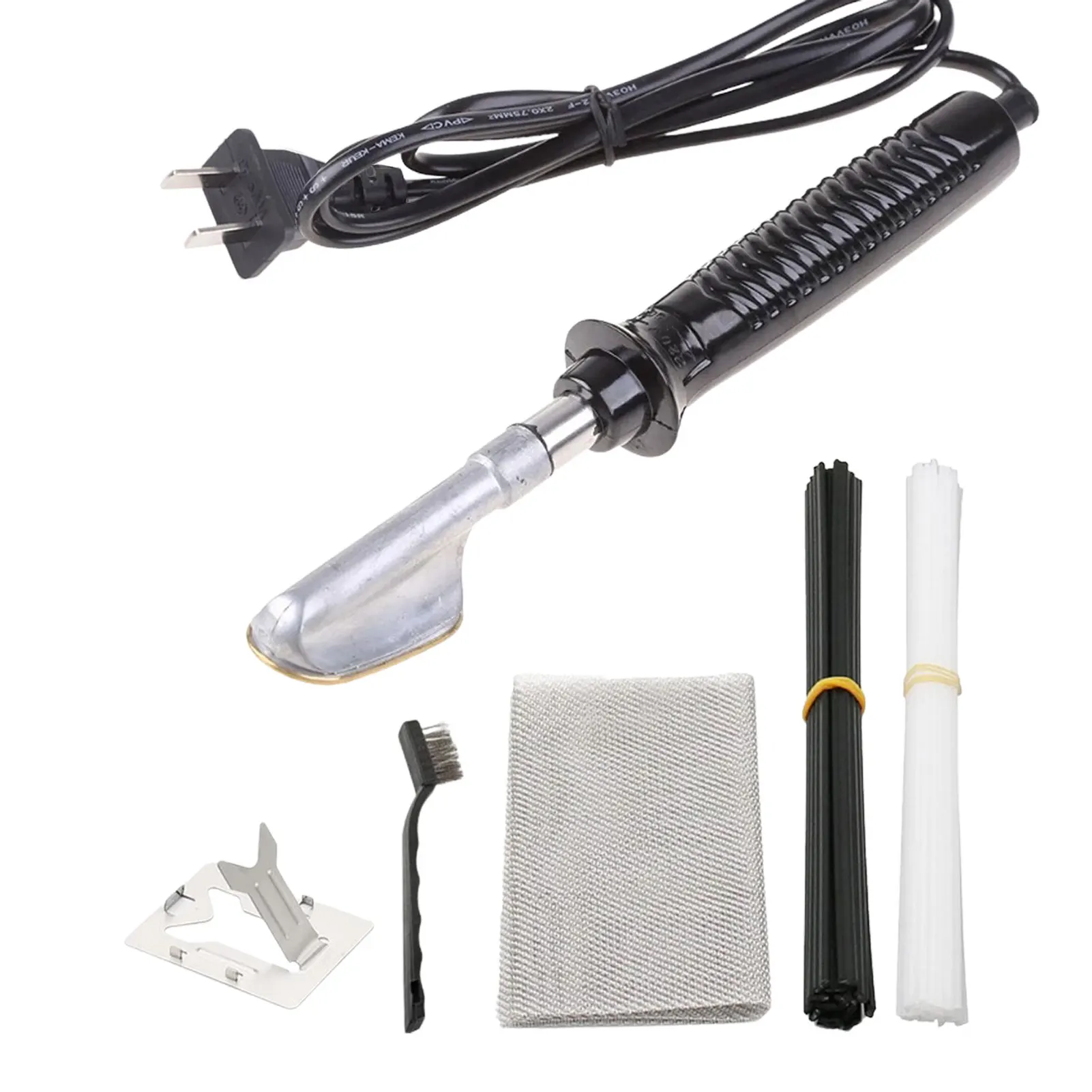 50/80W Electric Soldering Iron 40 Rods Plastic Welding Machine Smoothing Tool Plastic Crack Repair Spatula For Car Bumper Repair
50/80W Electric Soldering Iron 40 Rods Plastic Welding Machine Smoothing Tool Plastic Crack Repair Spatula For Car Bumper Repair