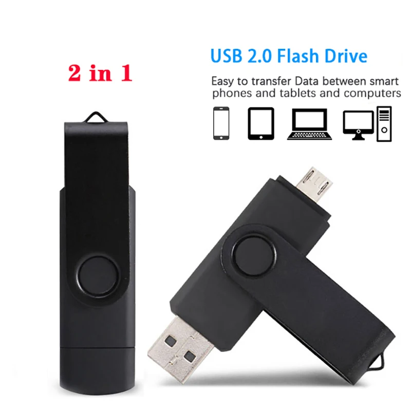 

High Speed USB 2.0 OTG Pen Drive 4GB 8GB 16G 32G 64GB Pen Drive Flash Disk 3 in 1 for Android SmartPhone/PC Pendrive Usb stick