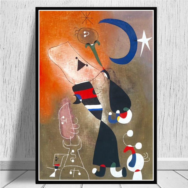 Joan Miro Modern posters and prints vintage decor Picture Canvas Painting New vintage style wall decorations living room Cuadros
Joan Miro Modern posters and prints vintage decor Picture Canvas Painting New vintage style wall decorations living room Cuadros