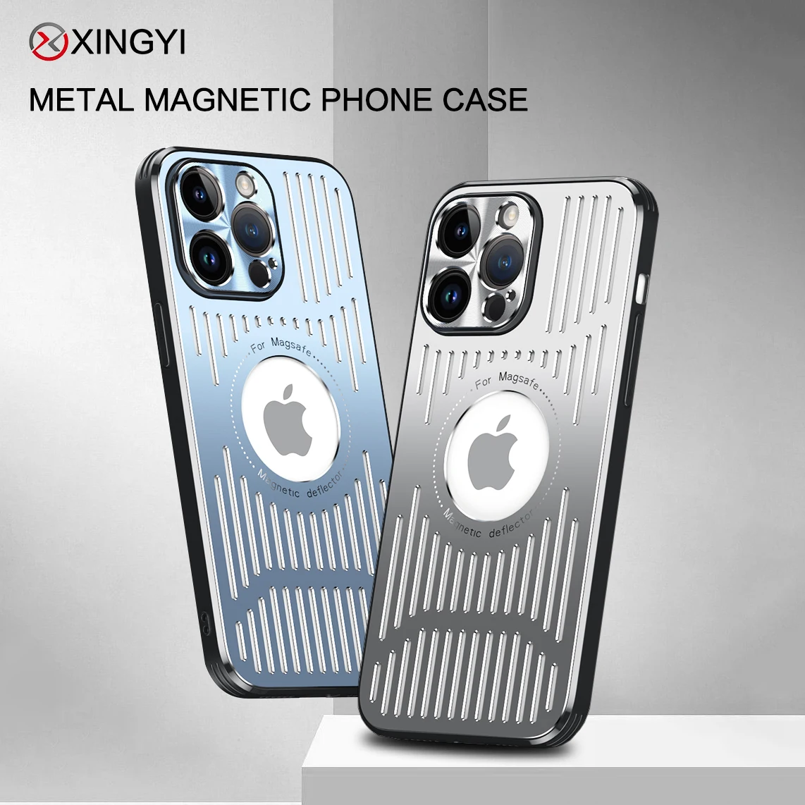 Magnetic Metal Dissipate Heat Phone Case For Iphone 14 13 12 Pro Max Plus With All Lens Protect Metal Cover For Magsafe Charger
Magnetic Metal Dissipate Heat Phone Case For Iphone 14 13 12 Pro Max Plus With All Lens Protect Metal Cover For Magsafe Charger