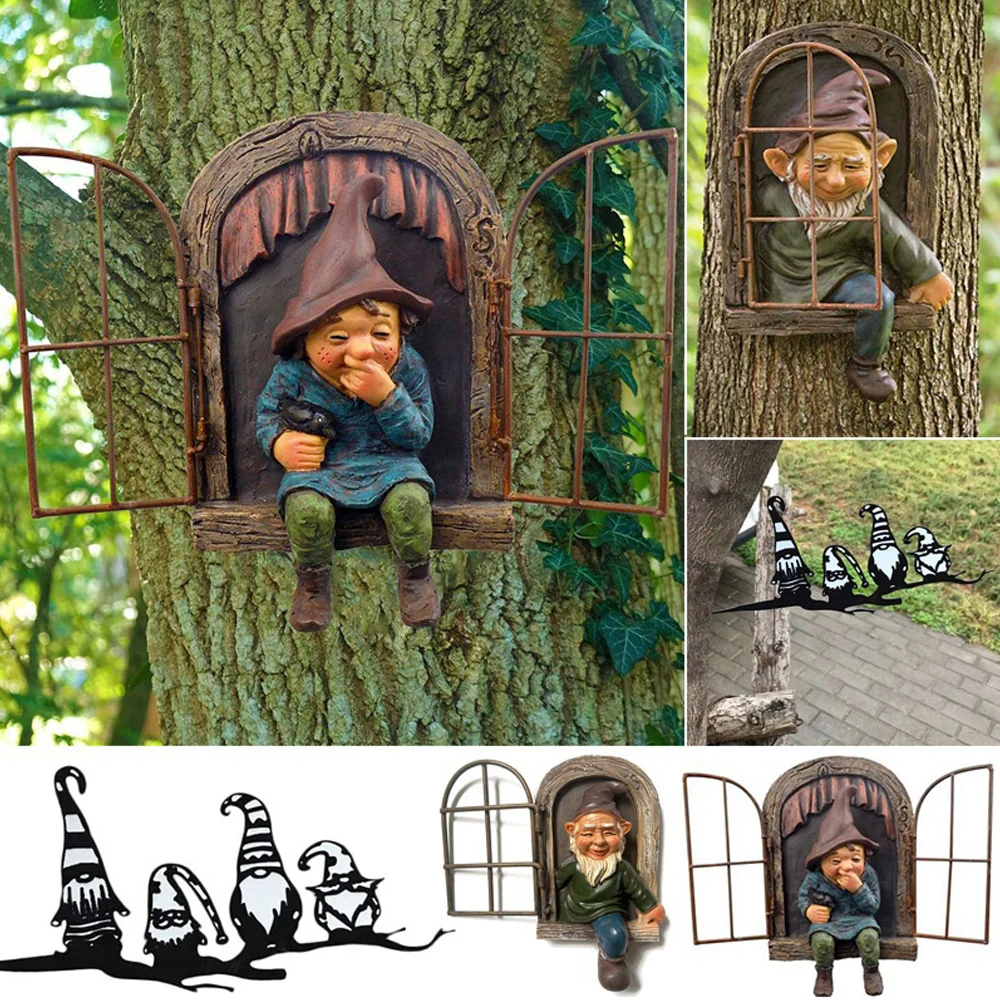 Garden Gnome Peeker Funny Garden Tree Decoration Tree Sculpture Yard Decoration Patio Yard Lawn Porch Ornament Gift
Garden Gnome Peeker Funny Garden Tree Decoration Tree Sculpture Yard Decoration Patio Yard Lawn Porch Ornament Gift