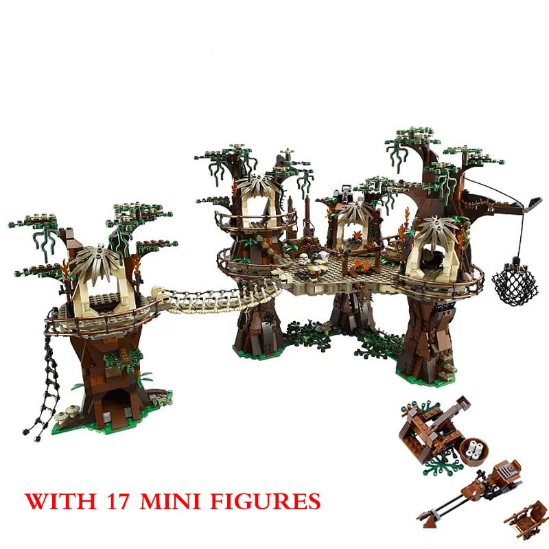 1990PCS Star Plan Ewok Village Building Blocks Bricks Toy Architecture Kids Christmas Birthday Gift Compatible 10236 05047
1990PCS Star Plan Ewok Village Building Blocks Bricks Toy Architecture Kids Christmas Birthday Gift Compatible 10236 05047