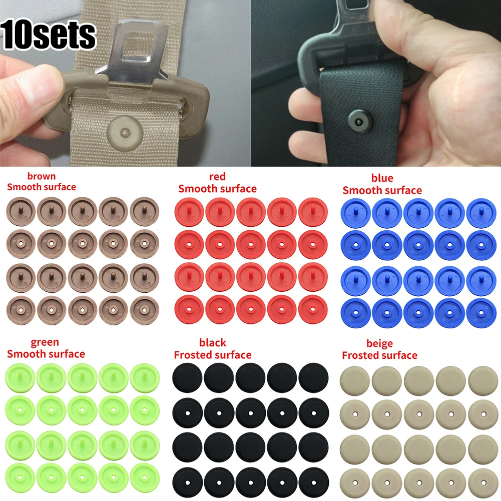 10 Pairs Seat Belt Button Buckle Universal Plastic Anti-Slip Seat Belt Spacing Limit Stopper Retainer Car Interior Button Clip
10 Pairs Seat Belt Button Buckle Universal Plastic Anti-Slip Seat Belt Spacing Limit Stopper Retainer Car Interior Button Clip