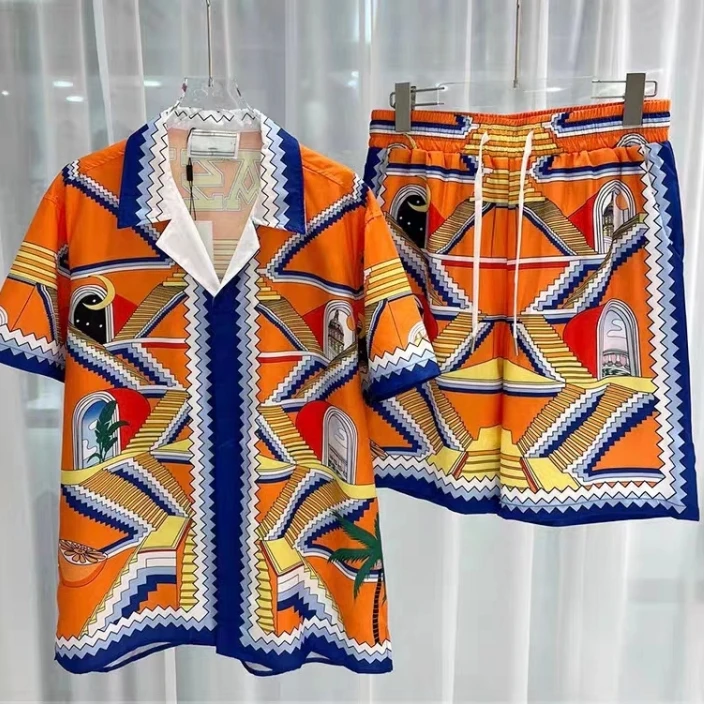 Summer Casablanca Shirt Pants for Men Night Castle Print Casual Hawaiian Beach Short Sleeve Top for Women
Summer Casablanca Shirt Pants for Men Night Castle Print Casual Hawaiian Beach Short Sleeve Top for Women