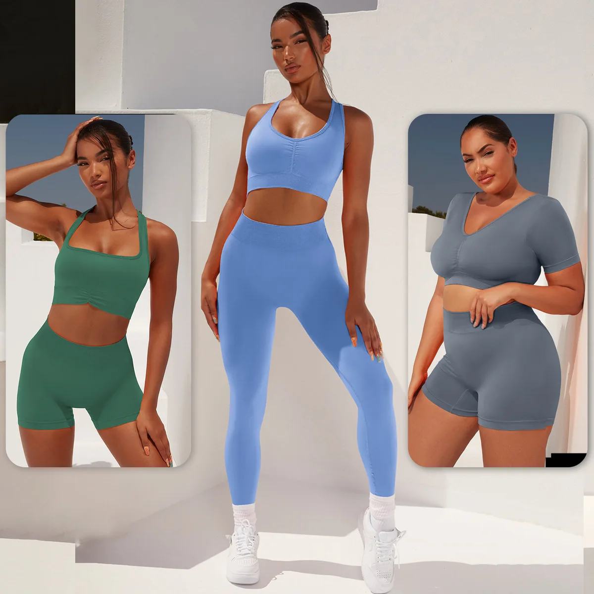 Yoga Clothes Women's Training Gym Breathable Fast Drying Sportswear High Waist Hip Lifting Fitness Suit Seamless Women
Yoga Clothes Women's Training Gym Breathable Fast Drying Sportswear High Waist Hip Lifting Fitness Suit Seamless Women