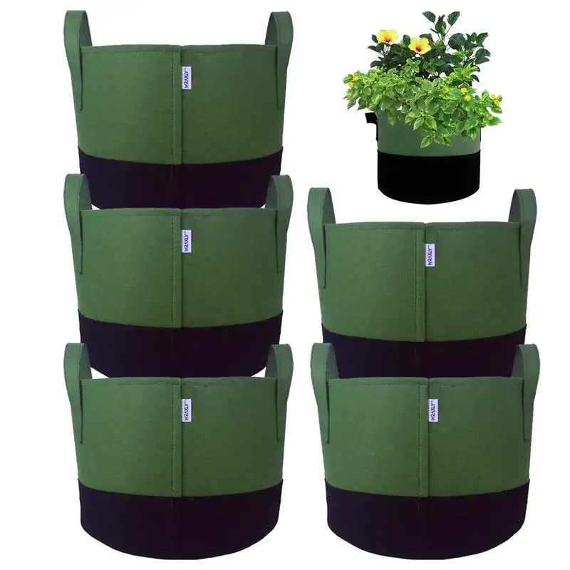 10 Gallon Grow Bags Garden Bags To Grow Vegetables Fabric Planters Pots Aeration Fabric Pots With Handles Nonwoven Fabric Bags
10 Gallon Grow Bags Garden Bags To Grow Vegetables Fabric Planters Pots Aeration Fabric Pots With Handles Nonwoven Fabric Bags