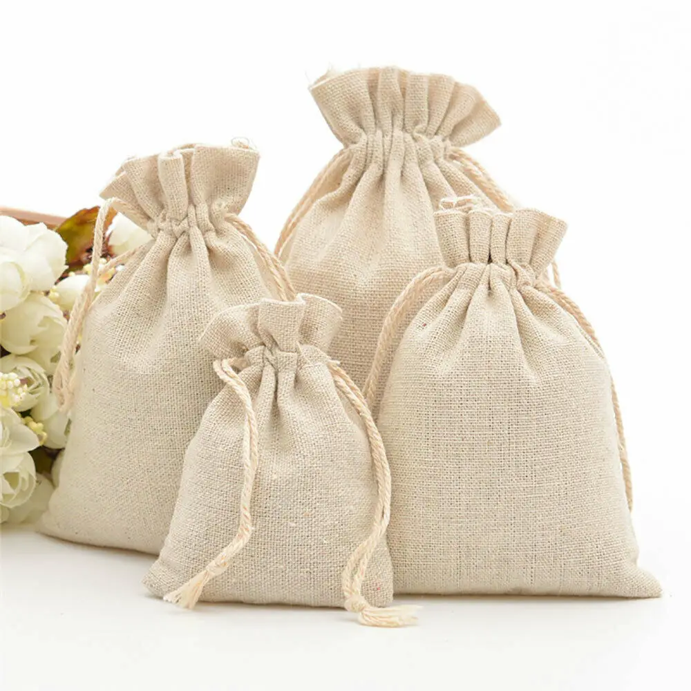 10pcs/Pack Cotton Linen Muslin Drawstring Pouches Natural Reusable Portable Coffee Beans Gift Candy Jewelry Travel Storage Bag
10pcs/Pack Cotton Linen Muslin Drawstring Pouches Natural Reusable Portable Coffee Beans Gift Candy Jewelry Travel Storage Bag