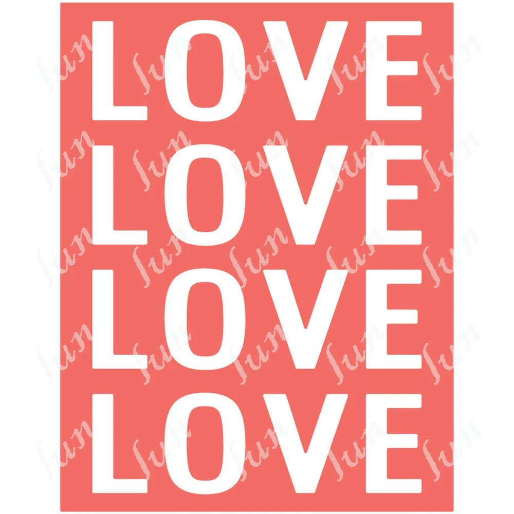 Love A2 Cover Plate Metal Cutting Dies Sets for Diy Craft Making Greeting Card Scrapbooking Decoration Cut Dies Molds Handmade
Love A2 Cover Plate Metal Cutting Dies Sets for Diy Craft Making Greeting Card Scrapbooking Decoration Cut Dies Molds Handmade