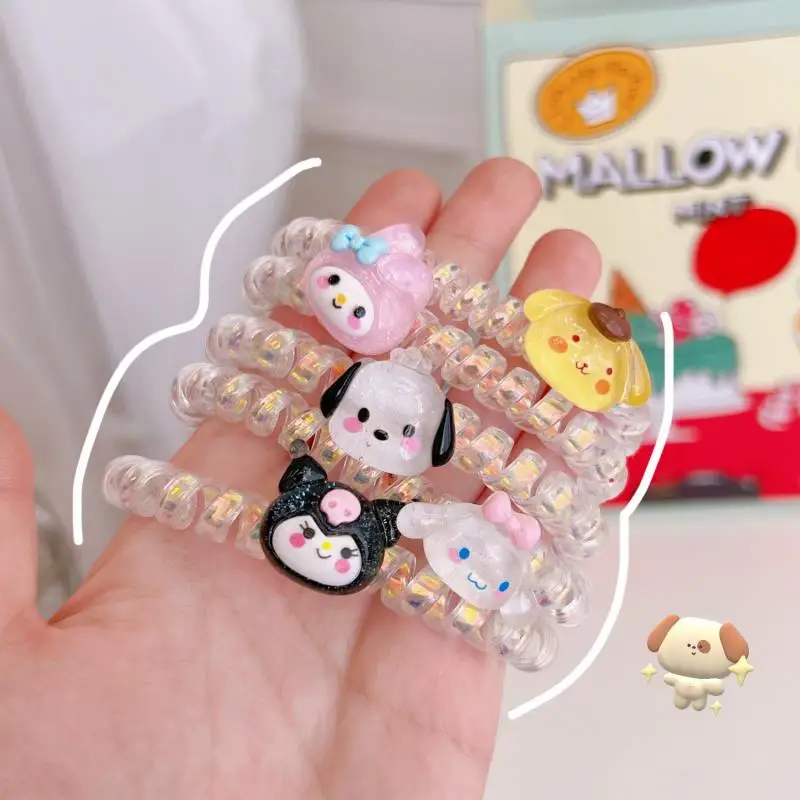 Sanrio Kawaii My Melody Kuromi Bracelet Hair Ring Cartoon Cute Telephone Line Ins Fresh Girl Student Ponytail Accessories Gift
Sanrio Kawaii My Melody Kuromi Bracelet Hair Ring Cartoon Cute Telephone Line Ins Fresh Girl Student Ponytail Accessories Gift
