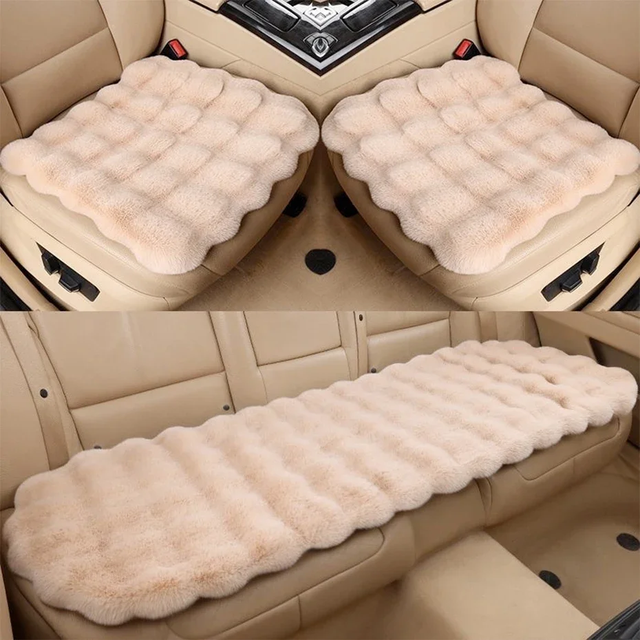 Car Seat Cushion Winter Plush Rabbit Fur Winter Warmth Thick Wool One Piece Square Cushion for Main Driver or Co-pilot
Car Seat Cushion Winter Plush Rabbit Fur Winter Warmth Thick Wool One Piece Square Cushion for Main Driver or Co-pilot