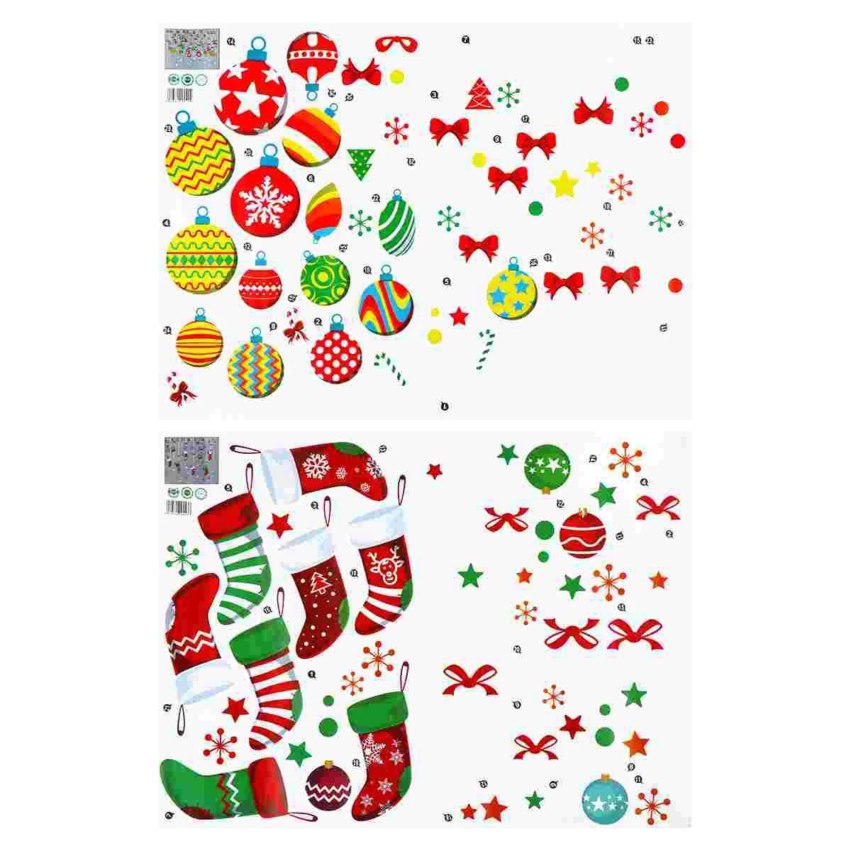 2pcs Christmas Stickers Wall Decals Christmas Decoration DIY Stickers for Store Home Office
2pcs Christmas Stickers Wall Decals Christmas Decoration DIY Stickers for Store Home Office