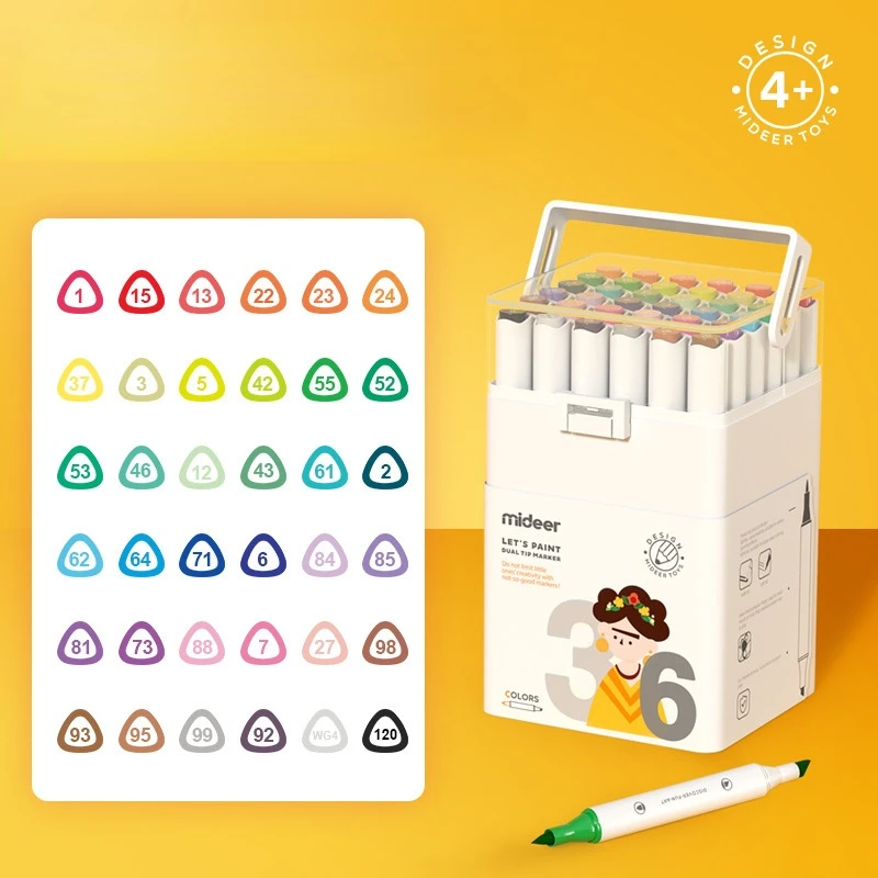 Water-based Double-head Marker Pen Children's Safe Watercolor Box Set Pen Student Baby Stationery Gift
Water-based Double-head Marker Pen Children's Safe Watercolor Box Set Pen Student Baby Stationery Gift