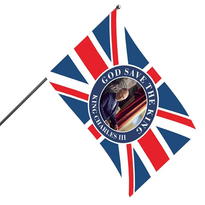 Union Jack King Charles III Flag God Save The King Souvenir Flag For Celebrations Ceremonies Meetings Polyester His Majesty Flag
Union Jack King Charles III Flag God Save The King Souvenir Flag For Celebrations Ceremonies Meetings Polyester His Majesty Flag
