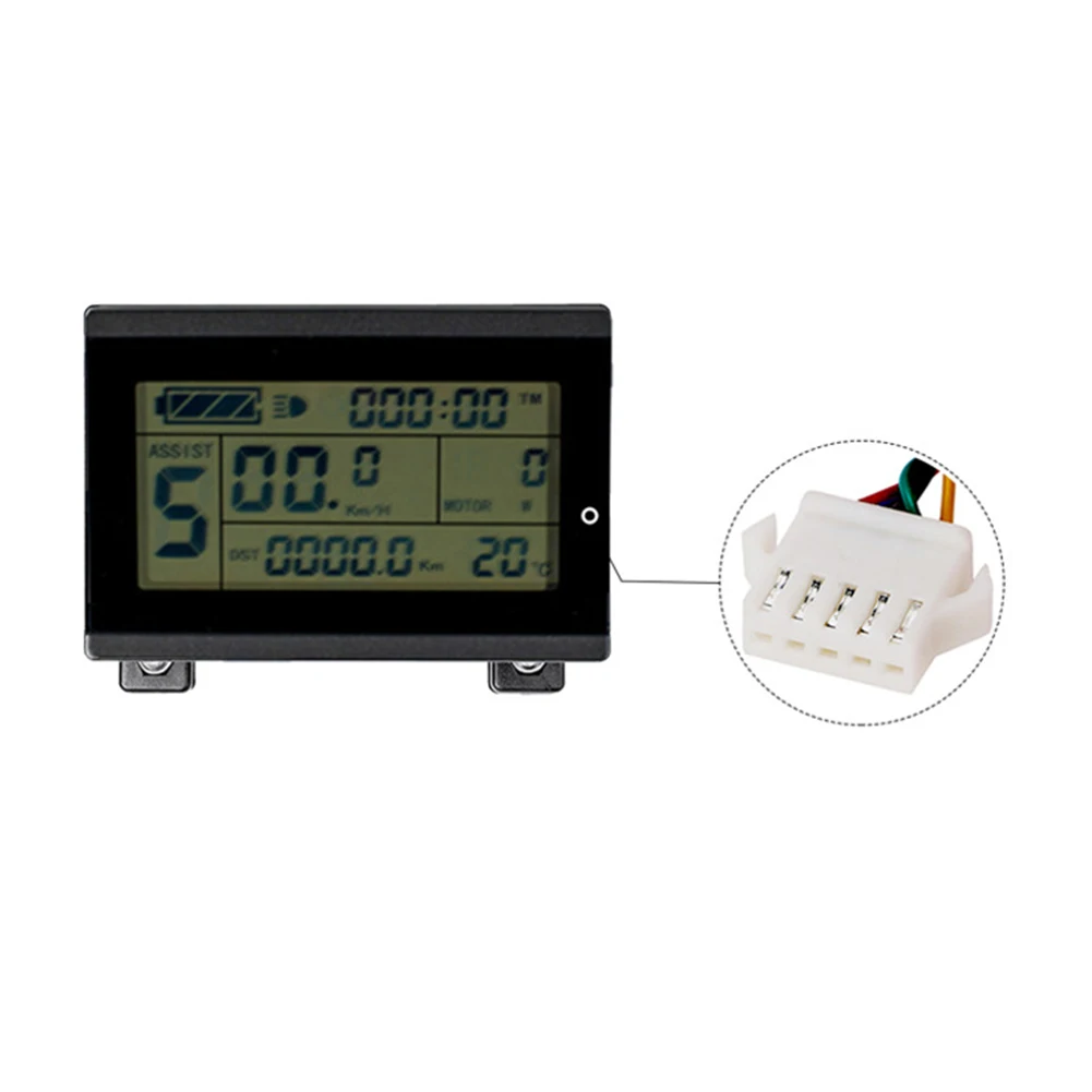 New Practical Durable LCD Display Display 9.5x6.5x3cm/3.7x2.6x1.2in About 220g Blcak With USB Socket 24/36/48V
New Practical Durable LCD Display Display 9.5x6.5x3cm/3.7x2.6x1.2in About 220g Blcak With USB Socket 24/36/48V