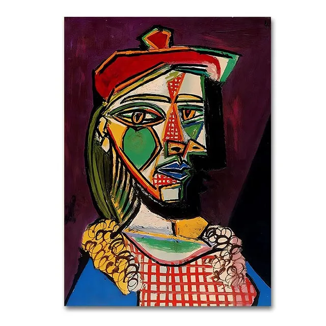 Абстрактная картина Пикассо на холсте
Абстрактная картина Пикассо на холсте