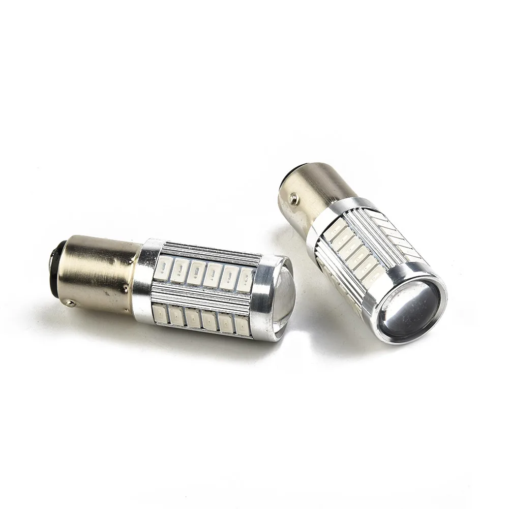2pcs Car Stop Tail Brake LED Bulbs Light Red 5W 1157 P21/5W 380 BAY15D 33 12V 6000K Smd Lighting & Lamps Car Accessories
2pcs Car Stop Tail Brake LED Bulbs Light Red 5W 1157 P21/5W 380 BAY15D 33 12V 6000K Smd Lighting & Lamps Car Accessories