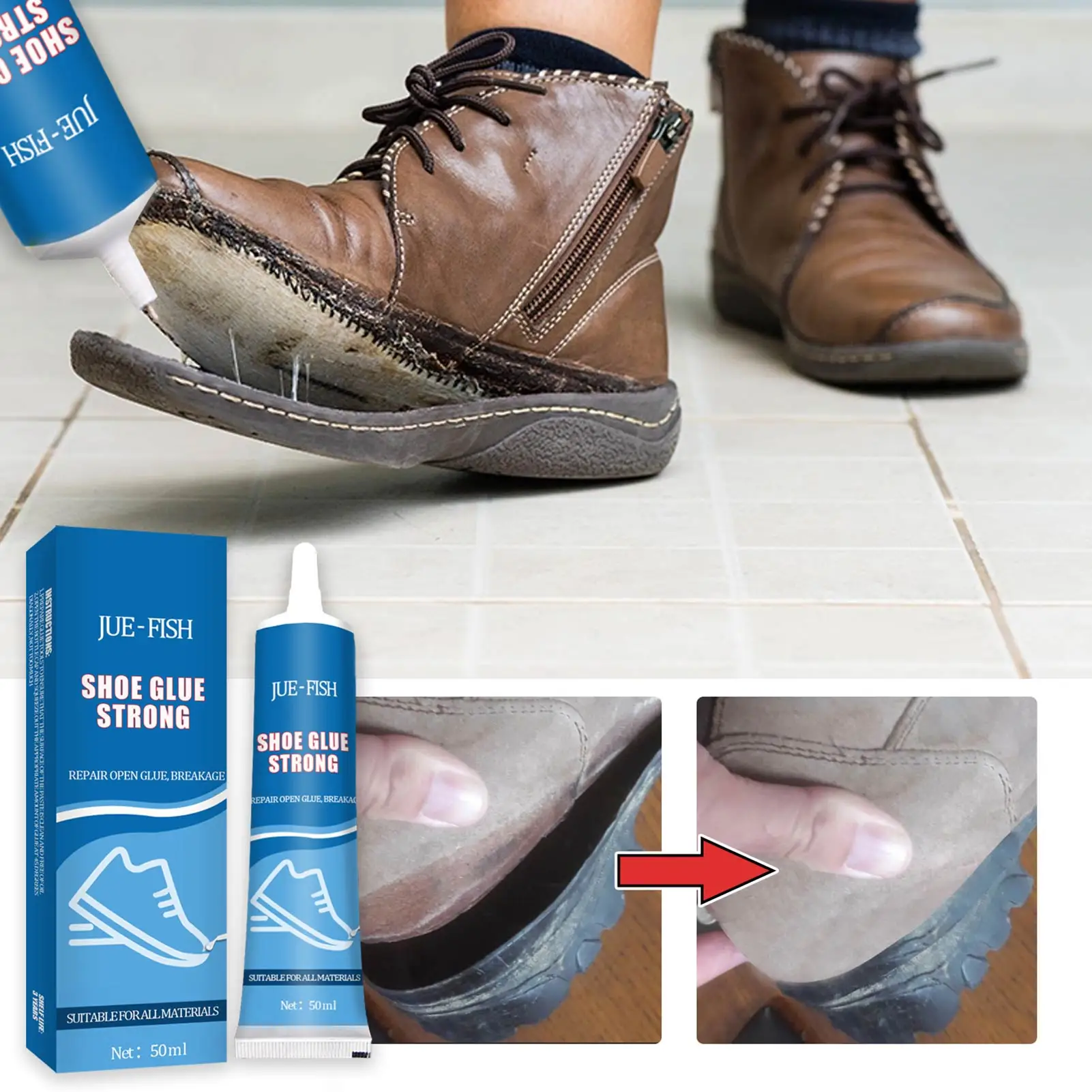 Super Strong Shoe Repairing Adhesive Shoemaker Waterproof Universal Strong Shoe Factory Special Leather Glue Shoe Repair Glue
Super Strong Shoe Repairing Adhesive Shoemaker Waterproof Universal Strong Shoe Factory Special Leather Glue Shoe Repair Glue
