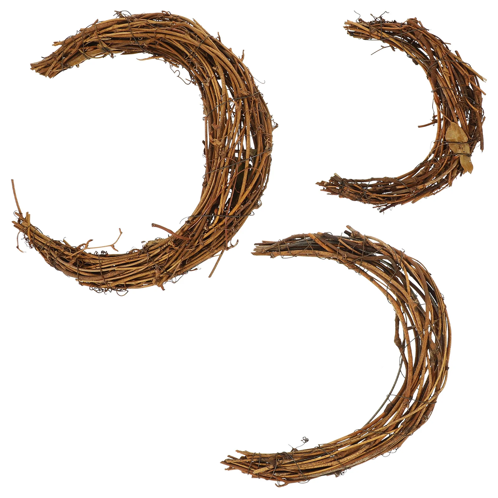 3 Pcs Hanging Decoration Smilax Rattan Front Door Wreaths Christmas Making Rings Garlands
3 Pcs Hanging Decoration Smilax Rattan Front Door Wreaths Christmas Making Rings Garlands