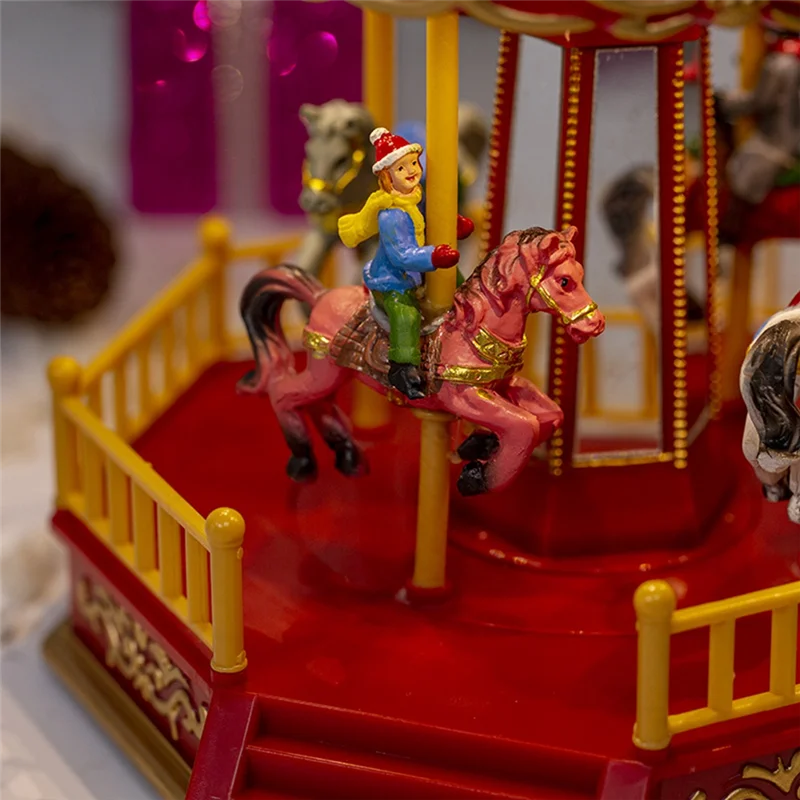 Рождественские украшения, Рождественская деревня, светящийся музыкальный дом, карусель, украшение, семейный рождественский дом
Рождественские украшения, Рождественская деревня, светящийся музыкальный дом, карусель, украшение, семейный рождественский дом