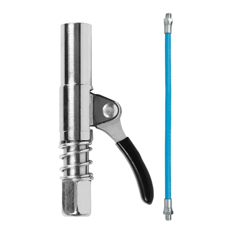 NPTI/8 10000PSI High Pressure Grease Nozzle Gear Lock Clamp Grease Coupler Heavy Duty Quick Release Grease Coupler
NPTI/8 10000PSI High Pressure Grease Nozzle Gear Lock Clamp Grease Coupler Heavy Duty Quick Release Grease Coupler