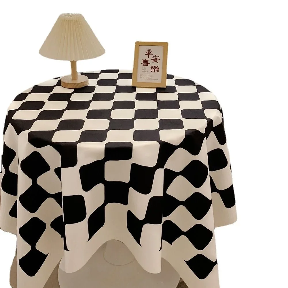Checkerboard, checkered, round table cloth, Nordic style, light luxury, high-end sense, dining table fabric, tea table ,T8D1135
Checkerboard, checkered, round table cloth, Nordic style, light luxury, high-end sense, dining table fabric, tea table ,T8D1135