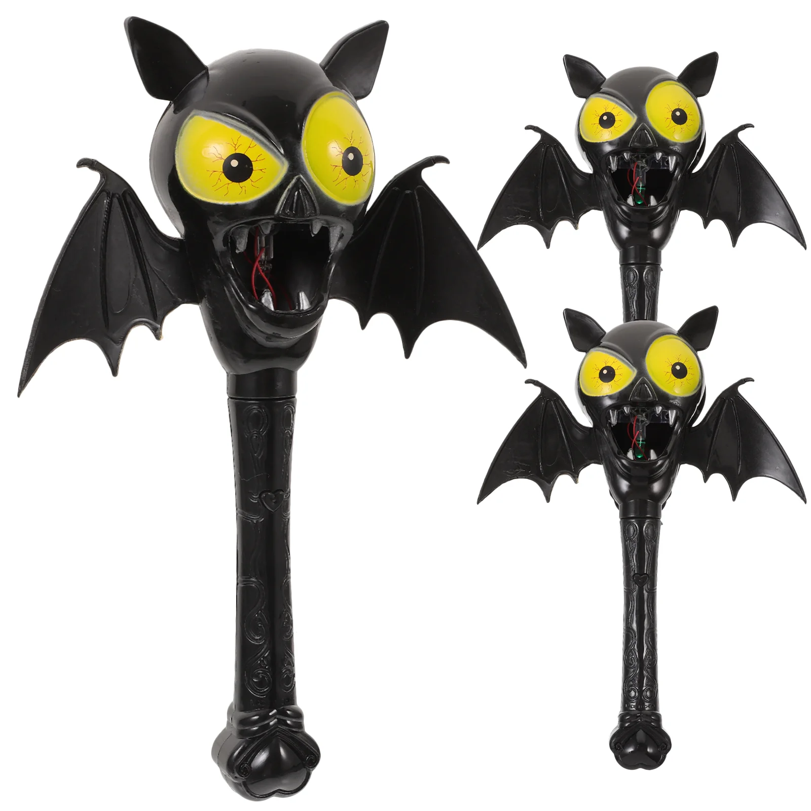 3 Pcs Party Prop Wand Halloween Kids Toys Set Plastic Wands Cosplay Glowing Child
3 Pcs Party Prop Wand Halloween Kids Toys Set Plastic Wands Cosplay Glowing Child